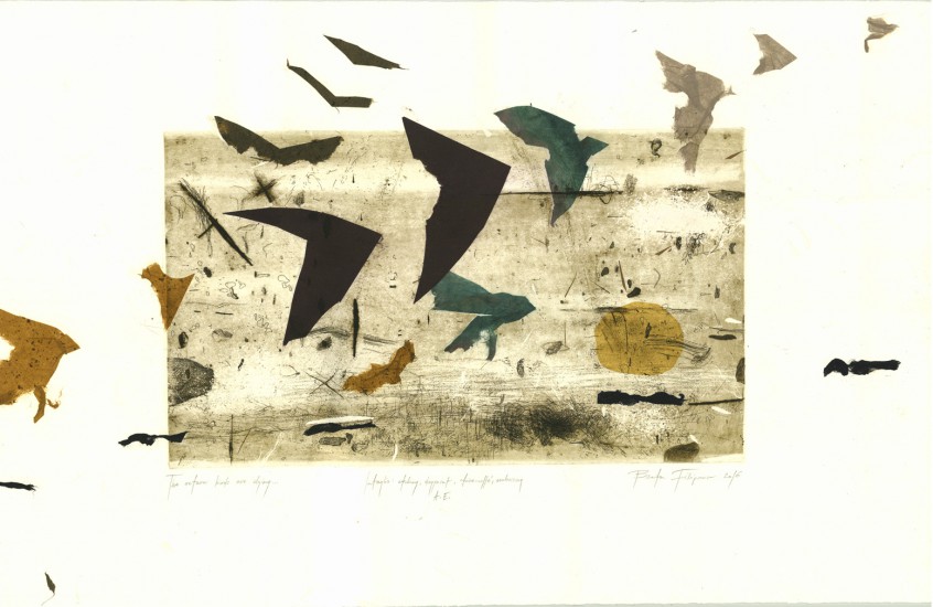 Returning birds... | Intaglio chinecolle | 50x70cm | 2016
